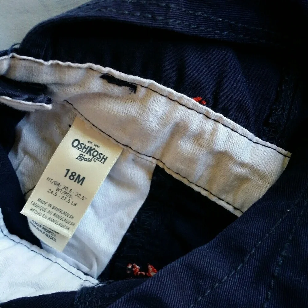 Oshkosh cherrys overall 18mos